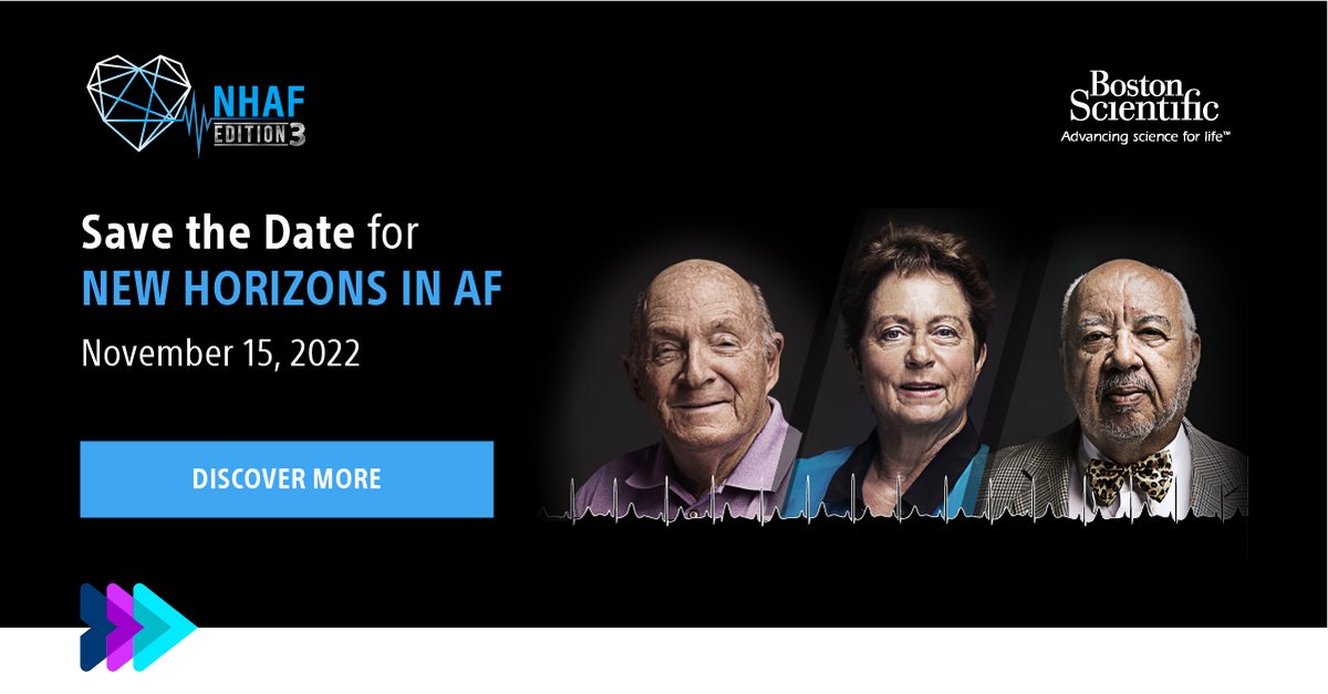 BSC_EU_Heart's tweet photo. Join our third instalment of New Horizons in AF, an educational conference which debuted in 2019.
Mark your calendar and experience ground-breaking approaches and therapies for the treatment of atrial fibrillation.
Learn more here: https://t.co/wPuABxtsVd
#BSCEMEA https://t.co/MNaHwTXN1K