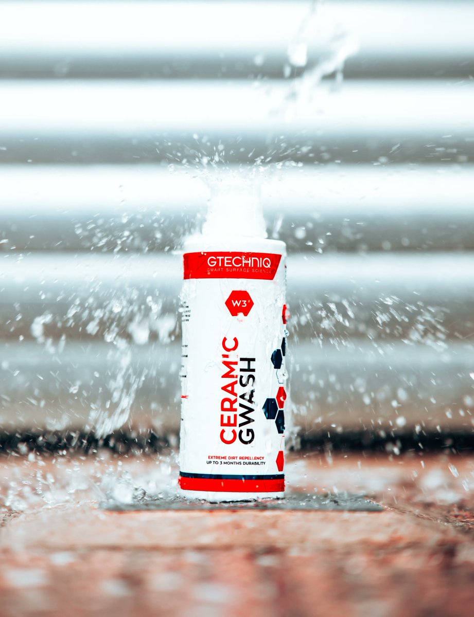 Ceramic GWash is a revolutionary super concentrated all-in-one shampoo that delivers exceptional cleaning power, whilst leaving behind an extremely durable, dirt-repellent and hydrophobic coating.💦 

Have you tried it yet?
