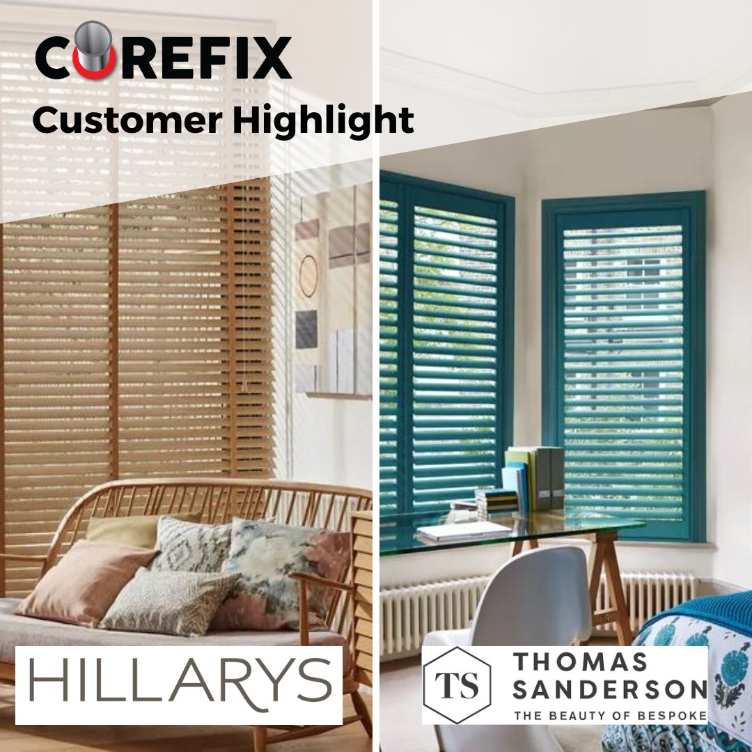 MetexOnline's tweet image. Our #Corefix fixings are working well for window furnishings 😉 Shoutout to two of our prominent Corefix customers – @hillarysblinds and @tsblinds! More about each of them in our new blog post: ow.ly/4LMh50KnGft ⬅️