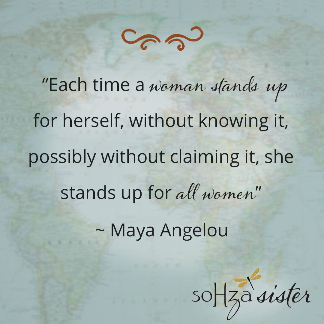 #sohzasister #womenchangemaker #connectingwomen #womencentered #sohzasisterluv #sohza #sohzasisterluv #mondaymotivation #inspo #fairtradeboutique #ethicallysourced #ethicallymade #standup #womenhelpingwomen