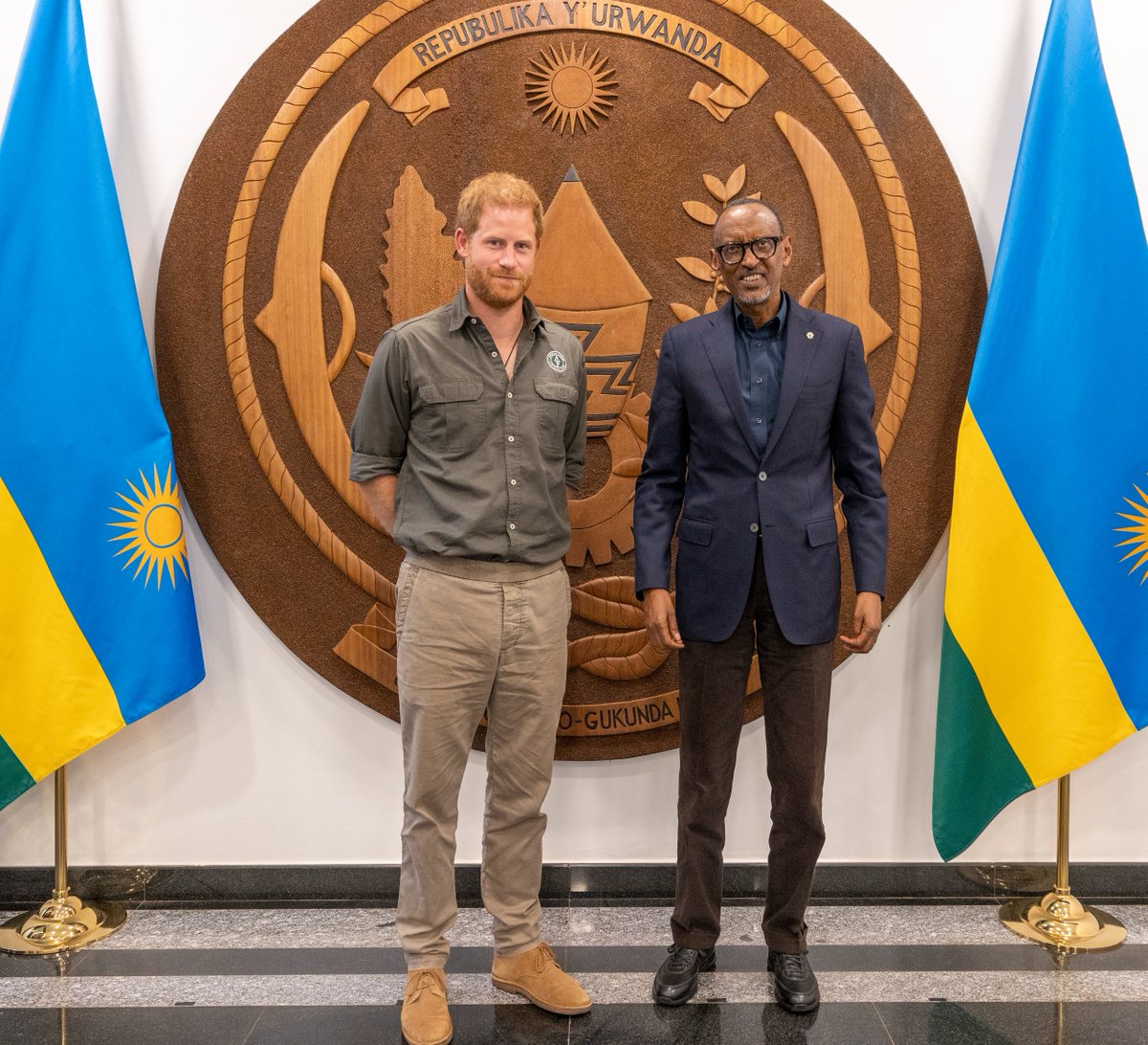 President Kagame received Prince Harry, The Duke of Sussex, who visited Rwanda as part of his work as President of African Parks. The Government of Rwanda has agreements with African Parks to manage Akagera and Nyungwe National Parks.