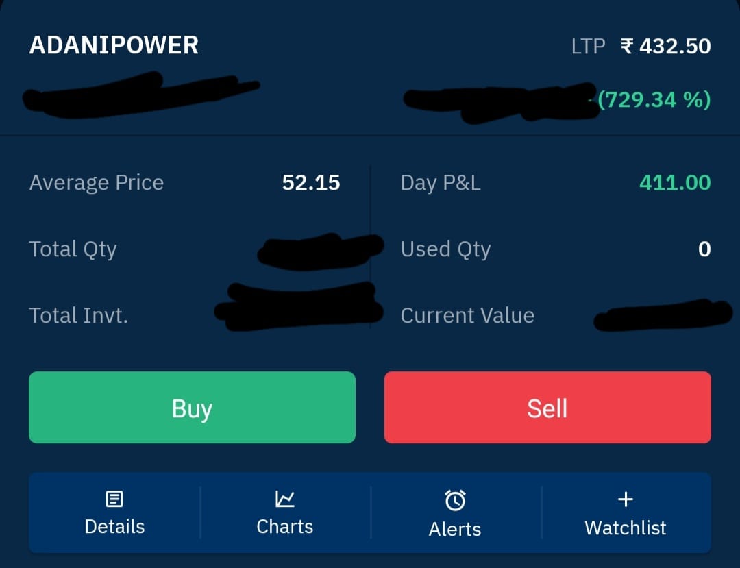 ThisIs_Dheeru's tweet photo. #AdaniPower #DBpower #StockMarket #Investment 
Boom Boom ⚡️⚡️⚡️
The only stock stables my portfolio all the time :P https://t.co/2LzR1AQjLL