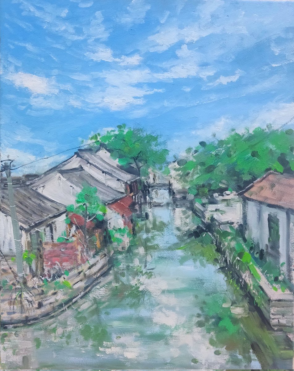 fuciou's tweet photo. 江南水乡，夏 https://t.co/6VWmP5xaiu