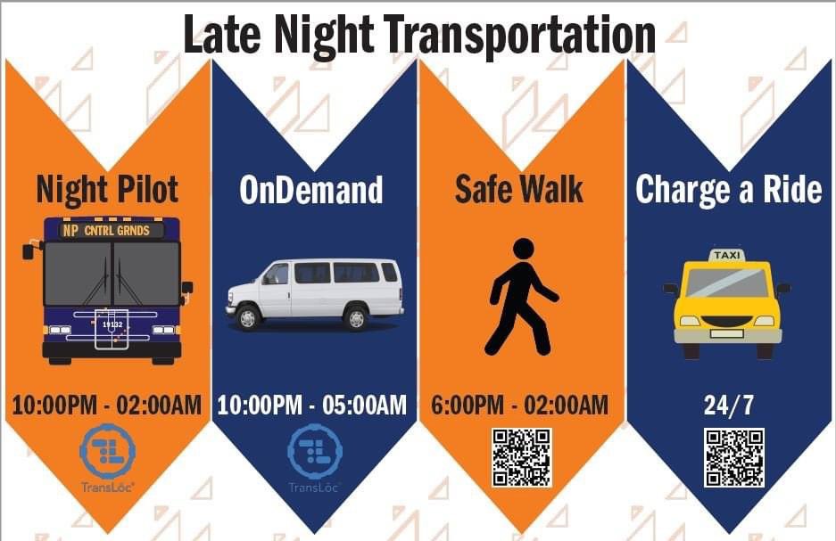 UVAPolice's tweet photo. Begin to make your transporation plan now, #uva26! Check out all of the day and night options available to you below! #gettheresafe #uvasafe
https://t.co/y1c8gIRNZY https://t.co/4p2dk3Ipk2