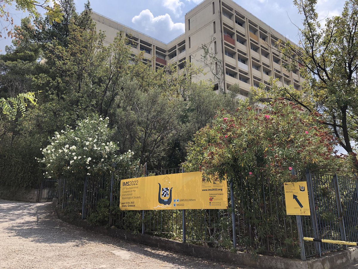 RISM_music's tweet photo. Hello #ims2022! @IMS2022Athens ☀️ https://t.co/rU9ds7DLLa