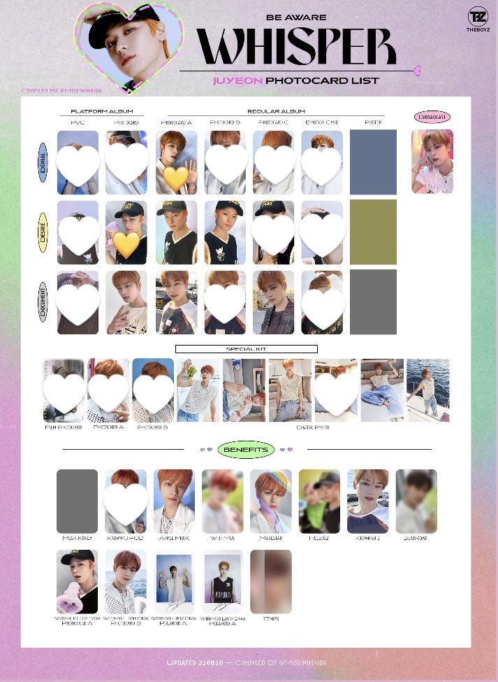 く日はお得♪ the boyz キュー ブックランプ トレカ 特典 md ロキン 27