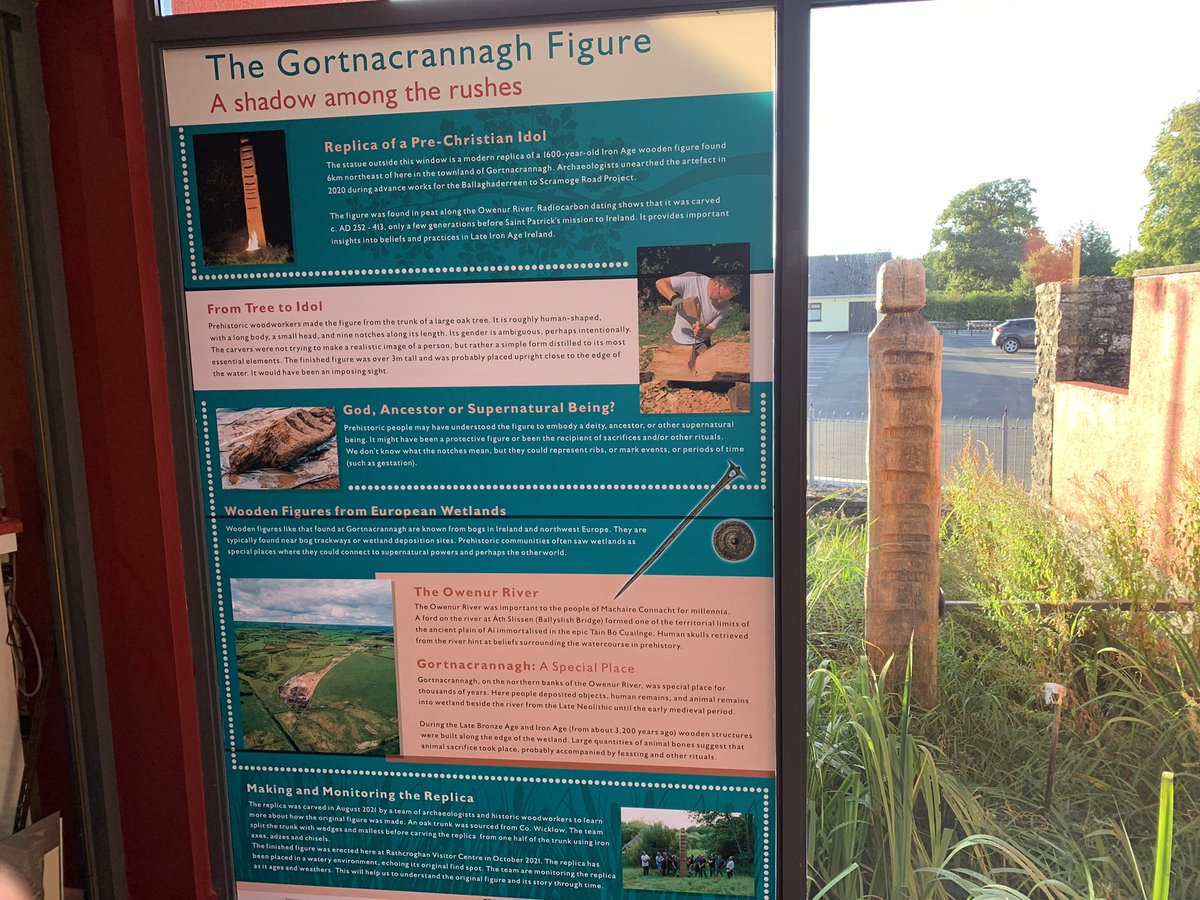 #Gortnacrannagh figure replica <a href="/Rathcroghan/">Rathcroghan Visitor Centre</a>