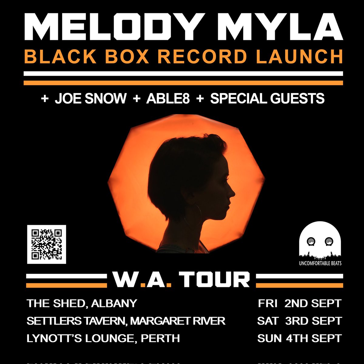 Very soon i'll be joining <a href="/joesnowds/">Joe Snow</a> on stage in Western Australia, alongside Melody Myla, <a href="/Somahiphop/">Soma</a> Cash Krzma, NonEntity, SK and more! 🥳

#Perth #Albany #MargaretRiver #ontour <a href="/Uncomfybeats/">Uncomfortable Beats</a>