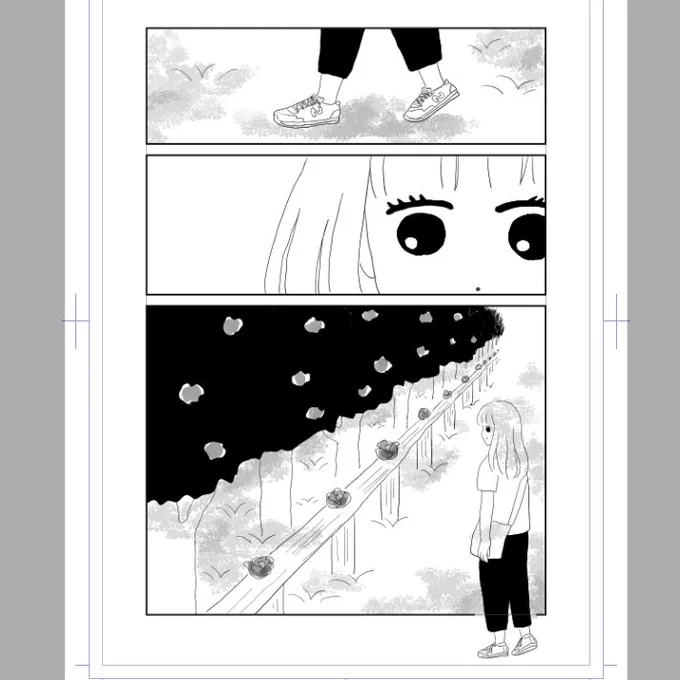 描きなおした。
印象変わるな～面白いな～ 