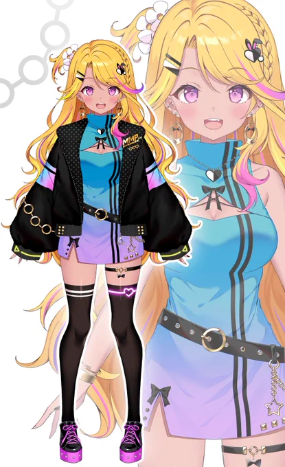 みみぴちゃん()の新衣装をお仕立てさせて頂きました!みみぴちゃんの良さを衣装でより引き出せていたら嬉しいですモデリング:興正寺様() 