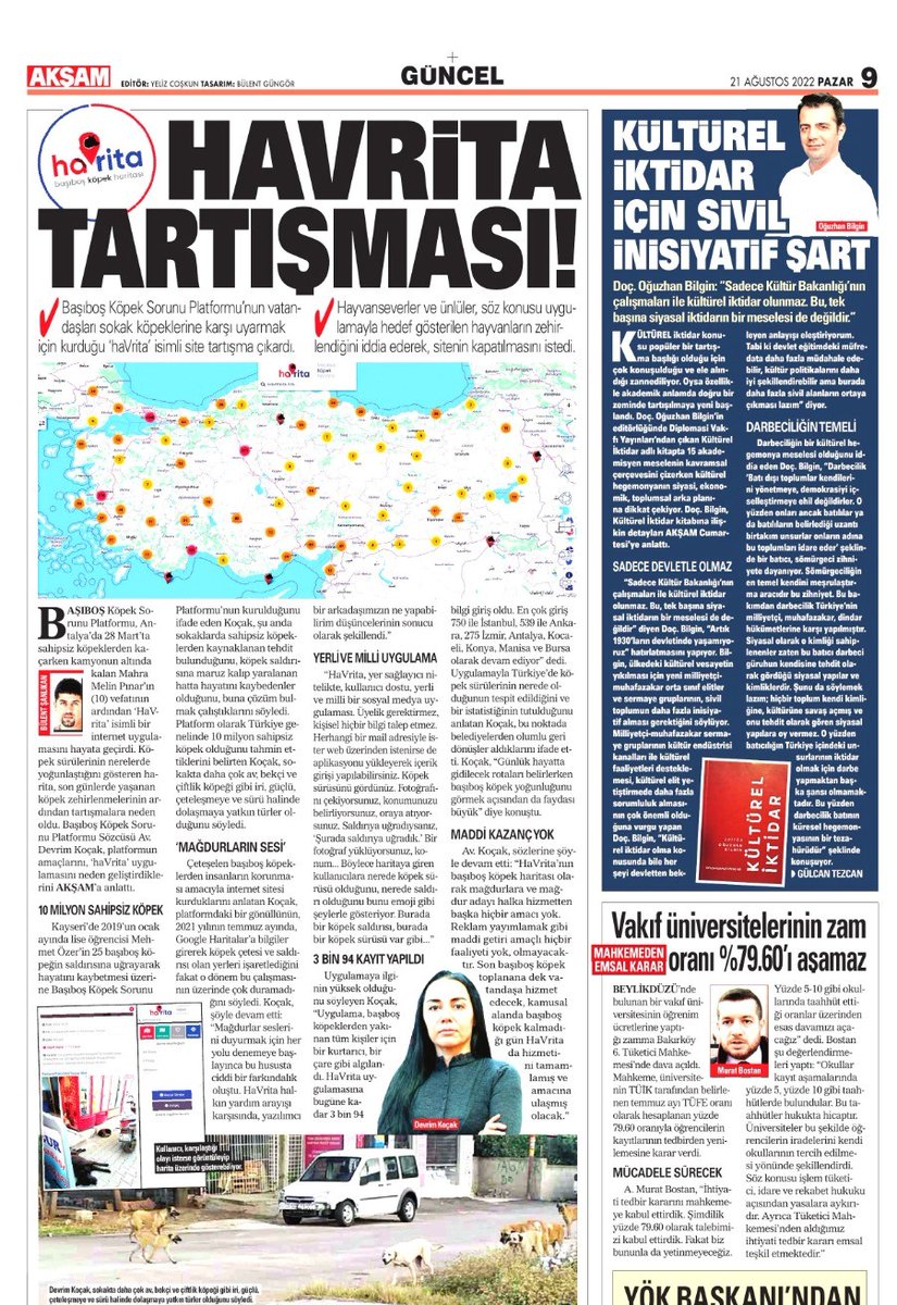 'MAĞDURLARIN SESİ'

HaVrita halkın yardım arayışı ve mağdurların seslerini duyurmak için kuruldu. 

Mağdurların sesi kısılamaz, köpek sorunu yok sayılamaz! 

Bu sese kulak verin: #HaVritaHayatKurtarır 

<a href="/devrimkocak/">Devrim KOÇAK</a> @havritacom 

aksam.com.tr/guncel/hedef-m…