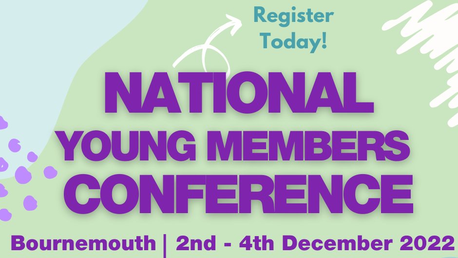 Applications are now open for our 2022 young members conference in #Bournemouth .

Follow this link for your chance to attend:

bit.ly/3CnRNPS