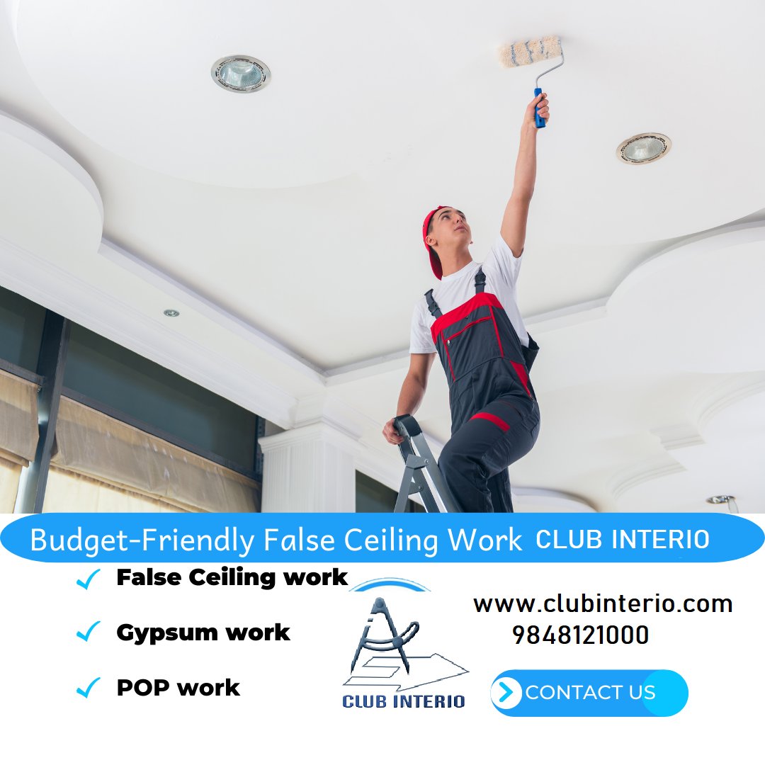 Clubinterio's tweet photo. Get False Ceiling work &amp; Gypsum work by CLUB INTERIO Expert.
Get Customized Design as per requirement.
for more info https://t.co/bL9HnuOT0G

#HomeDecor #interiordesigner #interiordesign #Architect #Hyderabad #interiordecor #interior #construction https://t.co/T9O7yBweUA