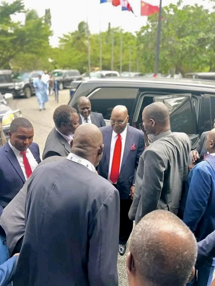 atiku's tweet photo. A little while ago, I arrived at the Eko Hotel, venue of the Nigeria Bar Association 62nd annual conference. It promises to be a bold engagement. -AA https://t.co/TE9TSe2xHM