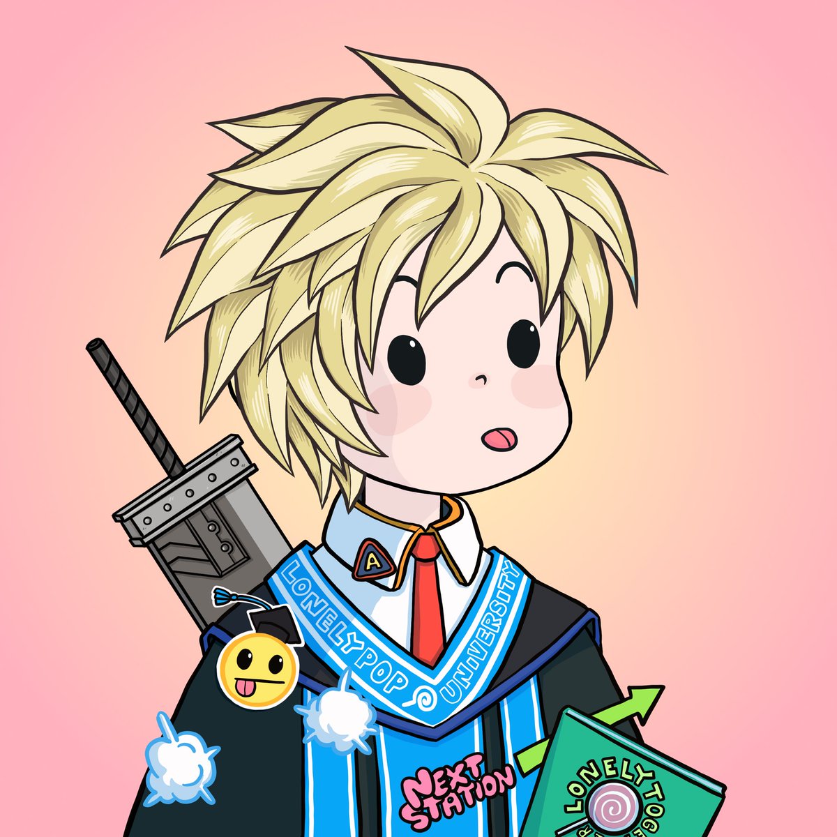 Ex-SOLDIER, just graduated… 👅🍭#MarchKub #YearofMarch #LonelyTogether #LonelyPop