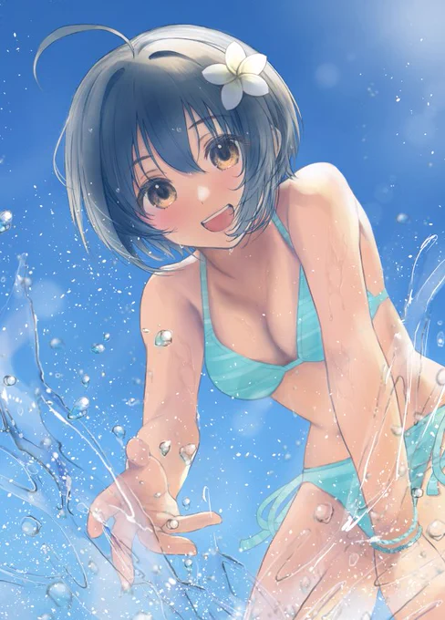 水着ありがとう感謝…#小日向美穂 
