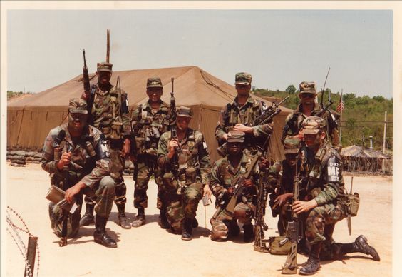 Korean_DMZ_Vets's tweet photo. 1984 - Up on the Z - Soldiers from 2nd Infantry Division posing for a photo at Warrior Base/Tent City after coming off Day Recon Patrol!  Random photo from web!  #2id #dmzw #dmzwar #rok #1980s #upontheZ #korea #coldwar #warriorbase https://t.co/DTphW7JQ8E