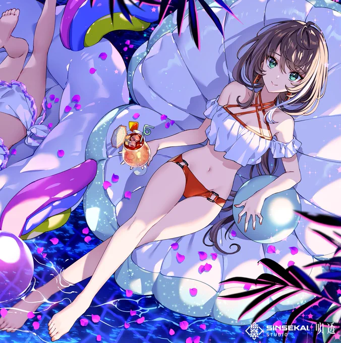 ライブやいろんなイベントが盛り沢山の夏、存流ねえとプールにもいってみたかったなあという想いをパシャりして頂きました納涼納涼〜 