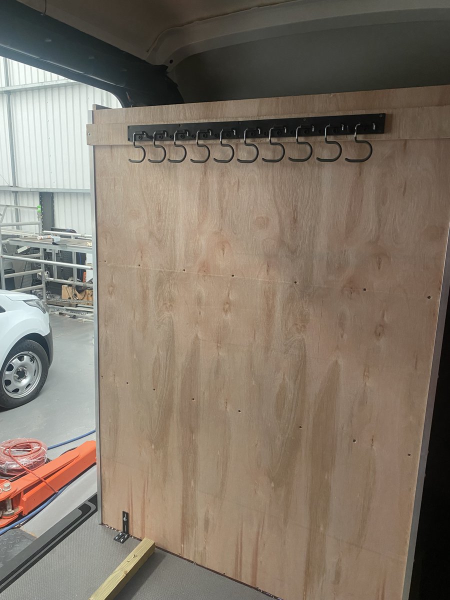 TADComms1's tweet photo. Check out a recent van we kitted out! Locks, bespoke ply racking and shelving, hook system, lighting with switch and complete sign writing! Want to kit out your vehicles? Call or email us for your FREE quote on 01923-712430 sales@tadcomms.com #TAD #vanlife #aftermarketaccessories https://t.co/de5QvMv975