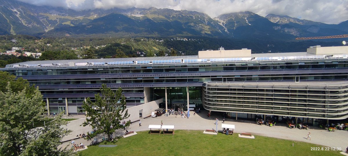 andikraxberger's tweet photo. The #ecprgc2022 is in full swing here at @SoPoLFU. Lovely to see so many amazing people here in person. Make sure to stop by the #ECPRInfoPint at 5pm for a drink tonight, right outside building A. See you then. https://t.co/5x4ZCKVjZz