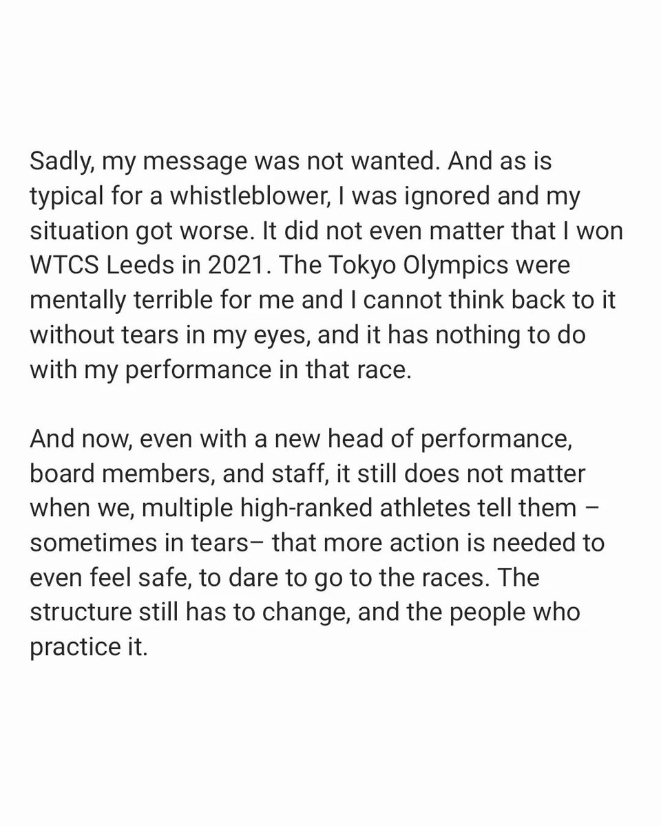 About the situation in the Dutch Triathlon Federation