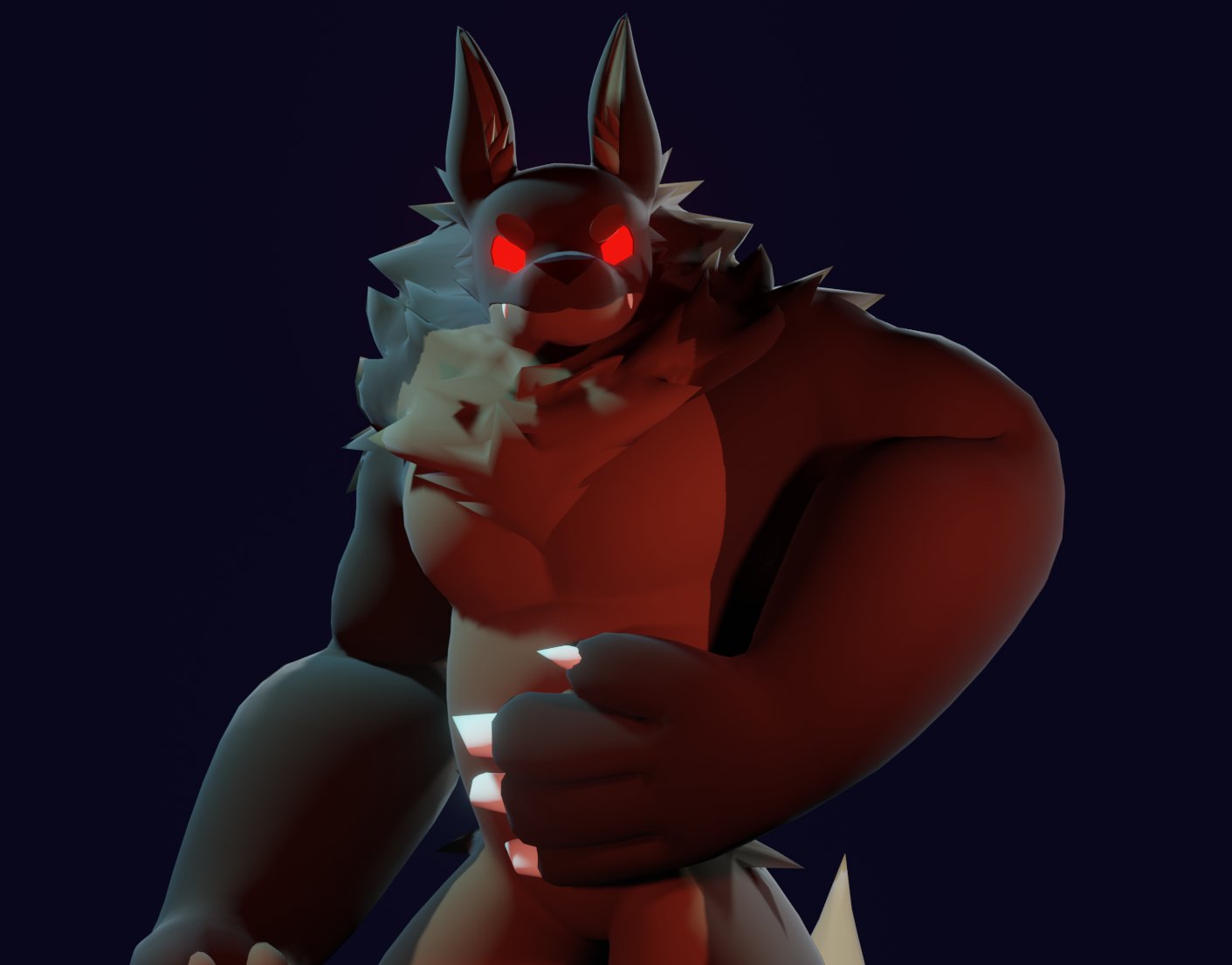 Wolf VRChat Avatar by BadflarOfficial on DeviantArt