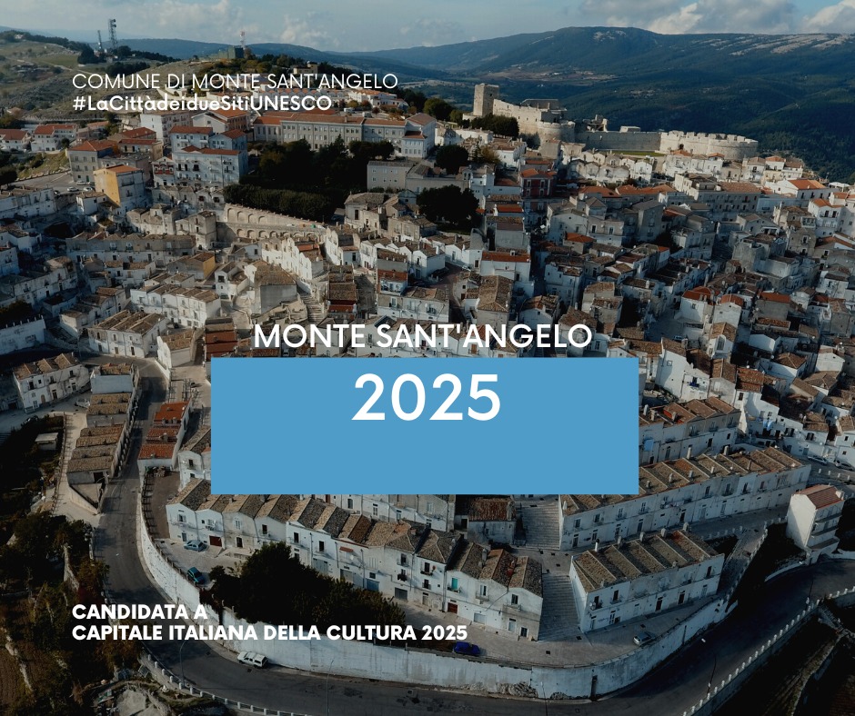 Monte Sant’Angelo, Città dei due siti Unesco e dell’Arcangelo Michele, è tra le 16 città italiane candidate a Capitale della Cultura 2025.

#WeAreInPuglia #lacittàdeiduesitiunesco #MonteSantAngelo2025 <a href="/twimontesangelo/">Monte Sant'Angelo</a>