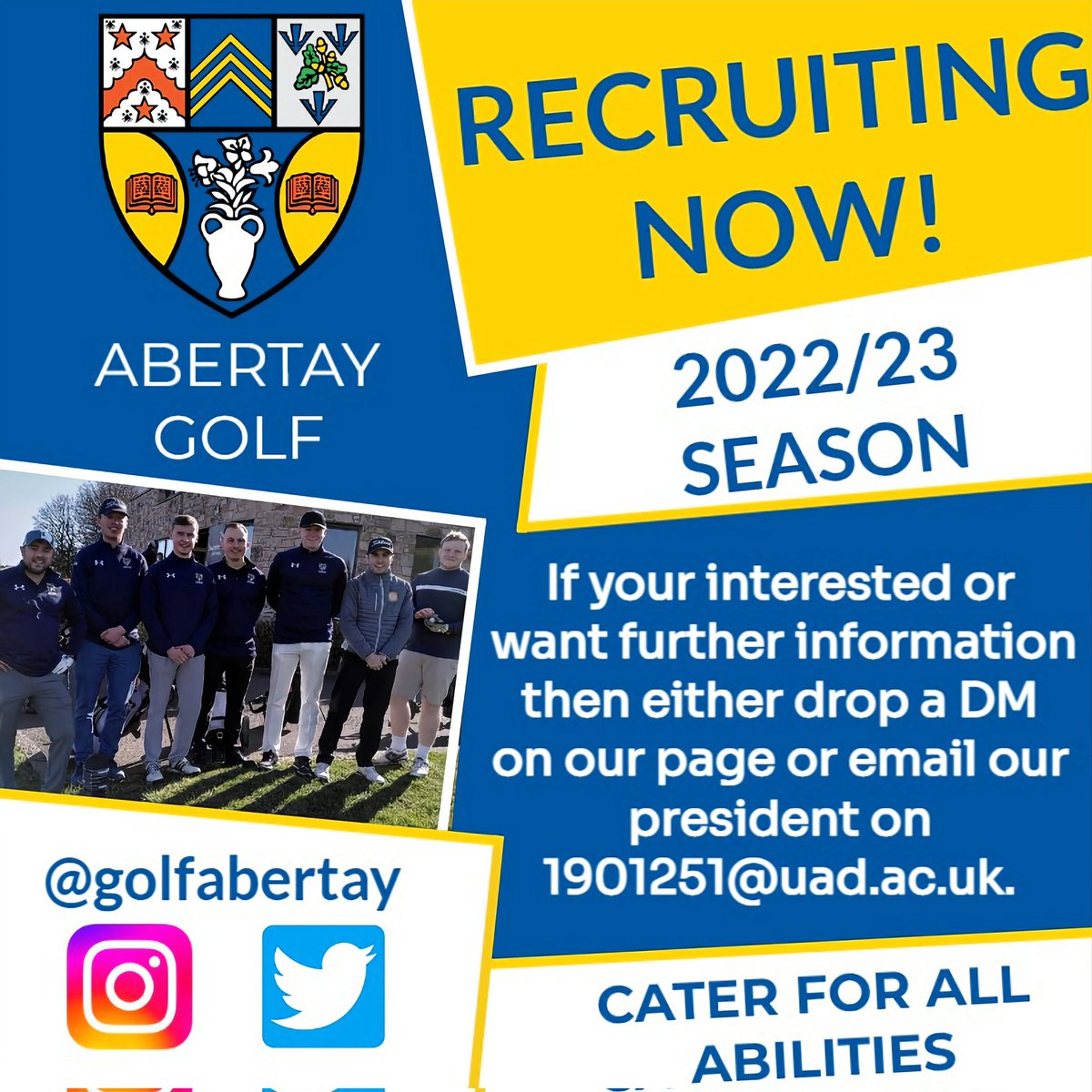 Abertay Golf tweet media