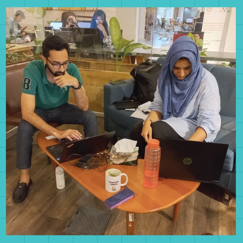 NIC_Karachi's tweet photo. We were joined by Sheikh Hammad A. for a coaching session with a select number of startups. He helped the participating startups validate their ideas and discussed product roadmaps in depth.
#SayHelloToNICK #StartSomething https://t.co/ntKgPu9JRx