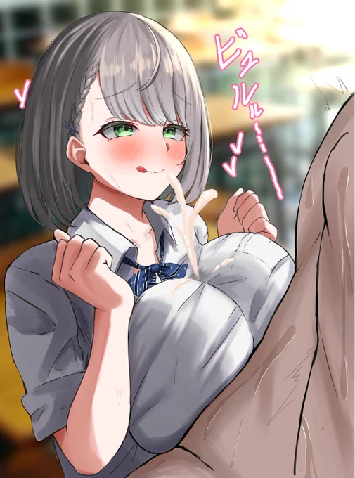 団長の大きいおっぱいで、ずりずりごっこ。 