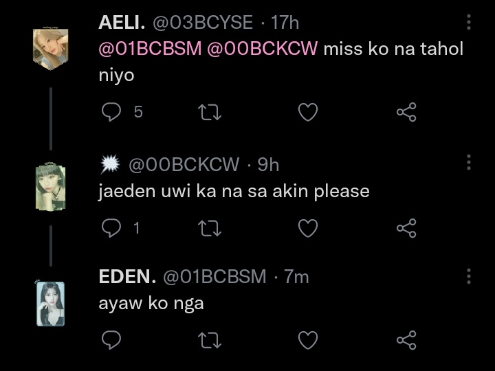 01BCBSM's tweet photo. isang bitter, marupok, at maganda 🥰 https://t.co/rC6SH9hzyd