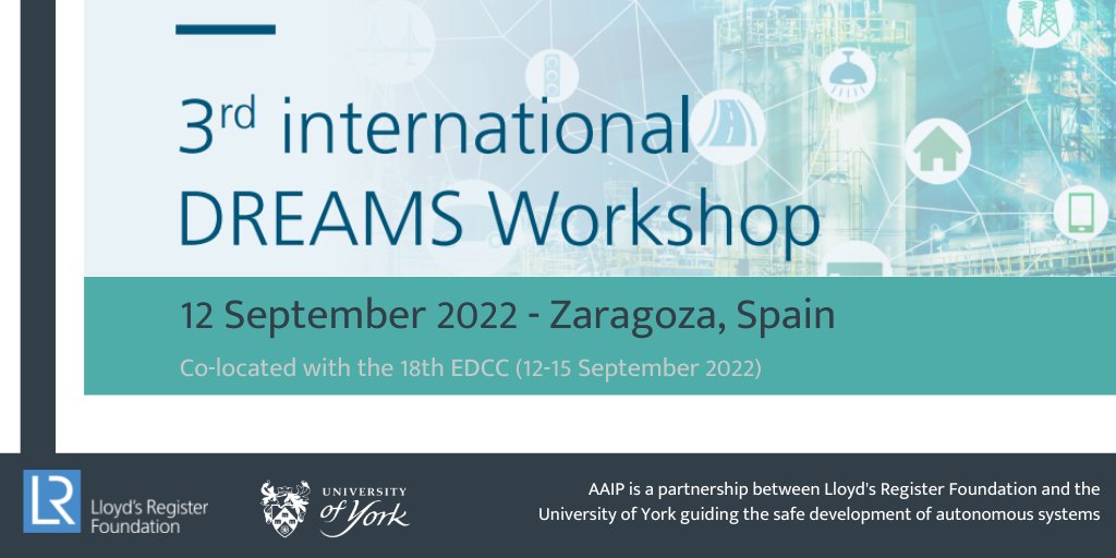 Next month @rdhawkins is at the DREAMS workshop (dynamic risk management for autonomous systems). The workshop is part of the Layers of Protection Architecture for Autonomous Systems (LOPAAS) project, a @FraunhoferIESE & AAIP collaboration. Find out more: iese.fraunhofer.de/en/seminare_tr…
