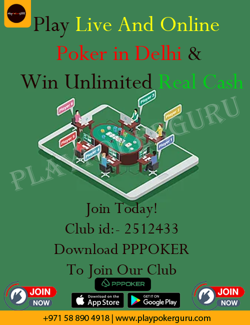 PokerInDelhi's tweet photo. Play Online Poker in Delhi &amp; Win Unlimited Real Cash

Play Poker in Delhi and make Poker Night, your most favorite family time. Find games, tournaments, social and private rooms and more in playpokerguru only.
#PokerInDelhi #PokerinSouthDelhi #Poker #PPPOKER #TexasHoldem https://t.co/9Ko0bHTh6E