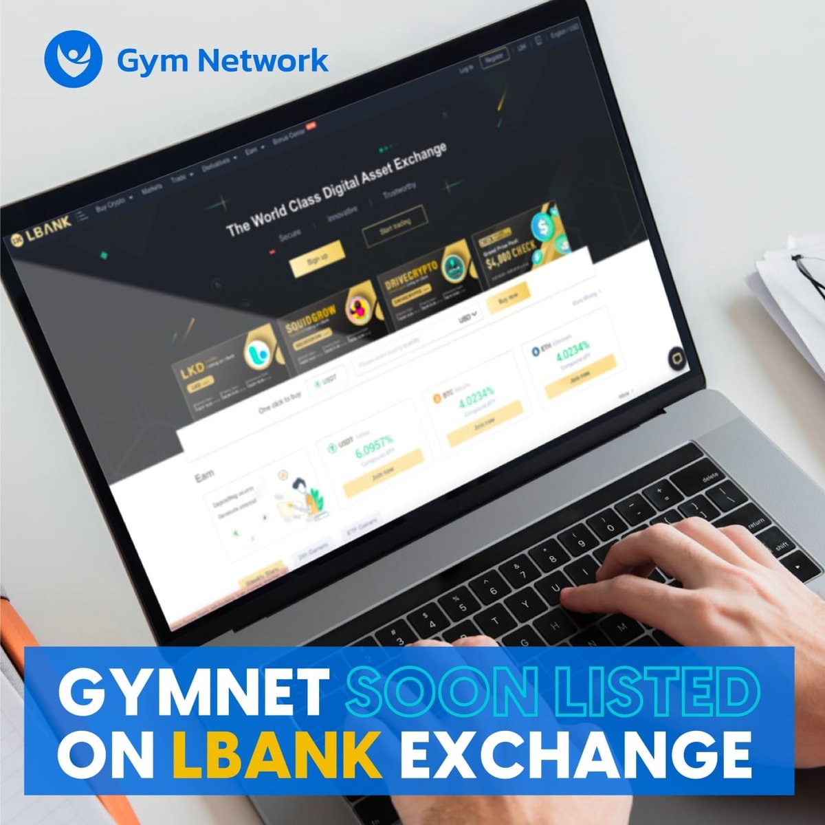 Affility_Hub's tweet image. 📣 ANOTHER GAME CHANGER 📣

GYMNET will soon be listed on LBANK Exchange, currently rank 18 on CoinMarketCap with a 24h volume of $1,000,000,000

This will expose GYMNET to an even wider audience.

#BSC #GYMNET #DEFI #NFTs #cryptocurrency #Metaverse