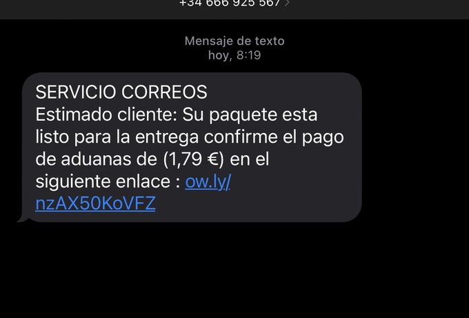 Nueva estafa? https://t.co/8brdrExnWS