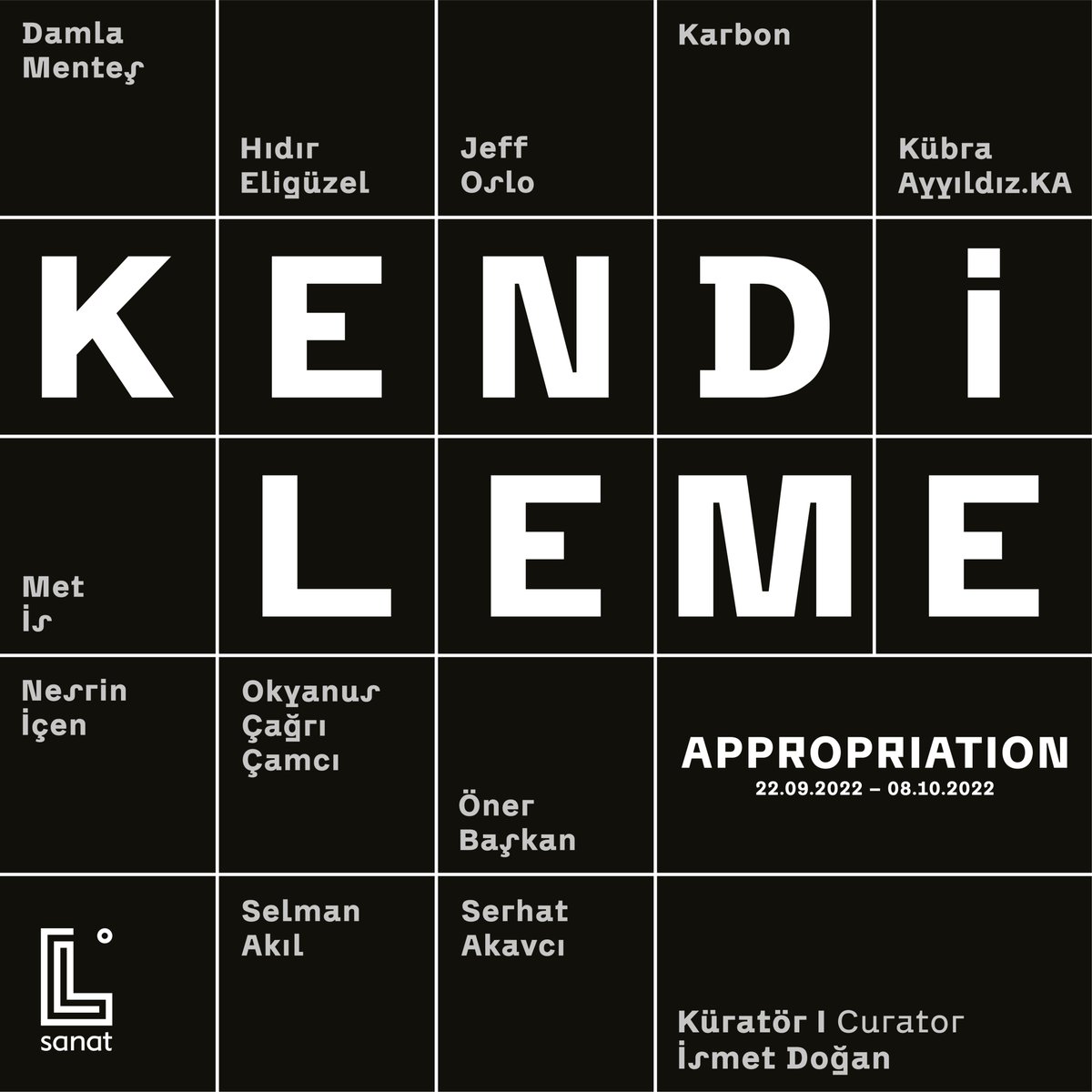 #labirentsanat #kendileme #appropriation #ismetdogan #damlamentes #hidireliguzel #jeffoslo #karbon #kubraayyildizka #metis #nesrinicen #okyanuscagricamci #onerbaskan #selmanakil #serhatakavci #art #exhibition #artgallery #nft #upcomingexhbition #contemporaryart #creative