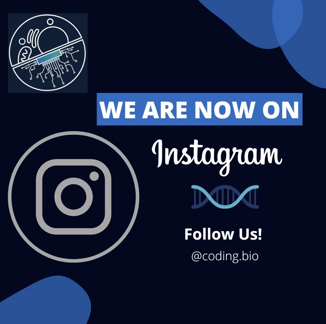 coding_bio's tweet image. #codingbio is officially on Instagram! Follow us for some interesting inside-the-lab pictures and science content. 

Here is the link! 

ow.ly/Osp450KoFTA