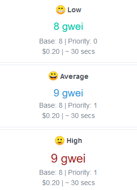 Low #ETH gwei...please stayyy...