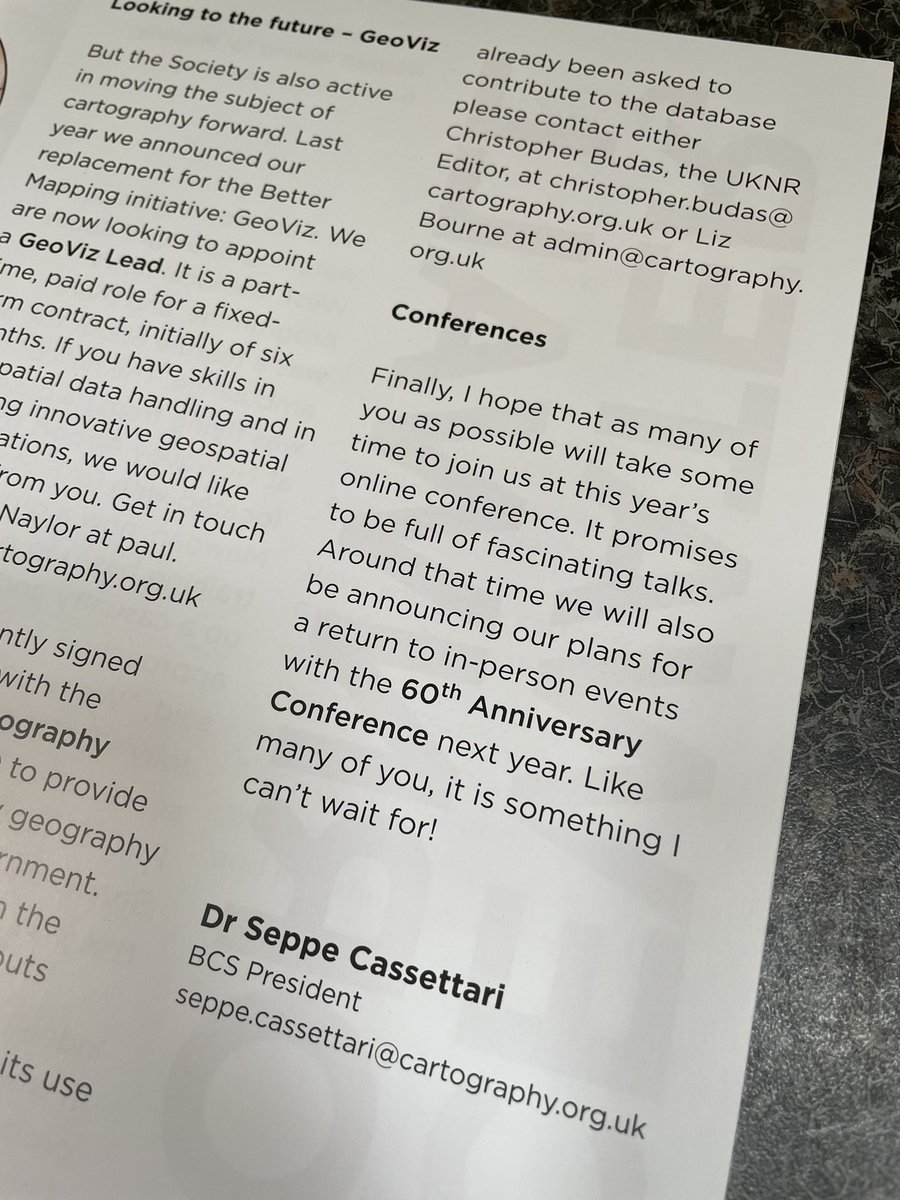 bcsmaps's tweet photo. Think this answers your question! #maplines #membersmagazine #presidentnews #60thanniversary https://t.co/4MZ3laGHnt