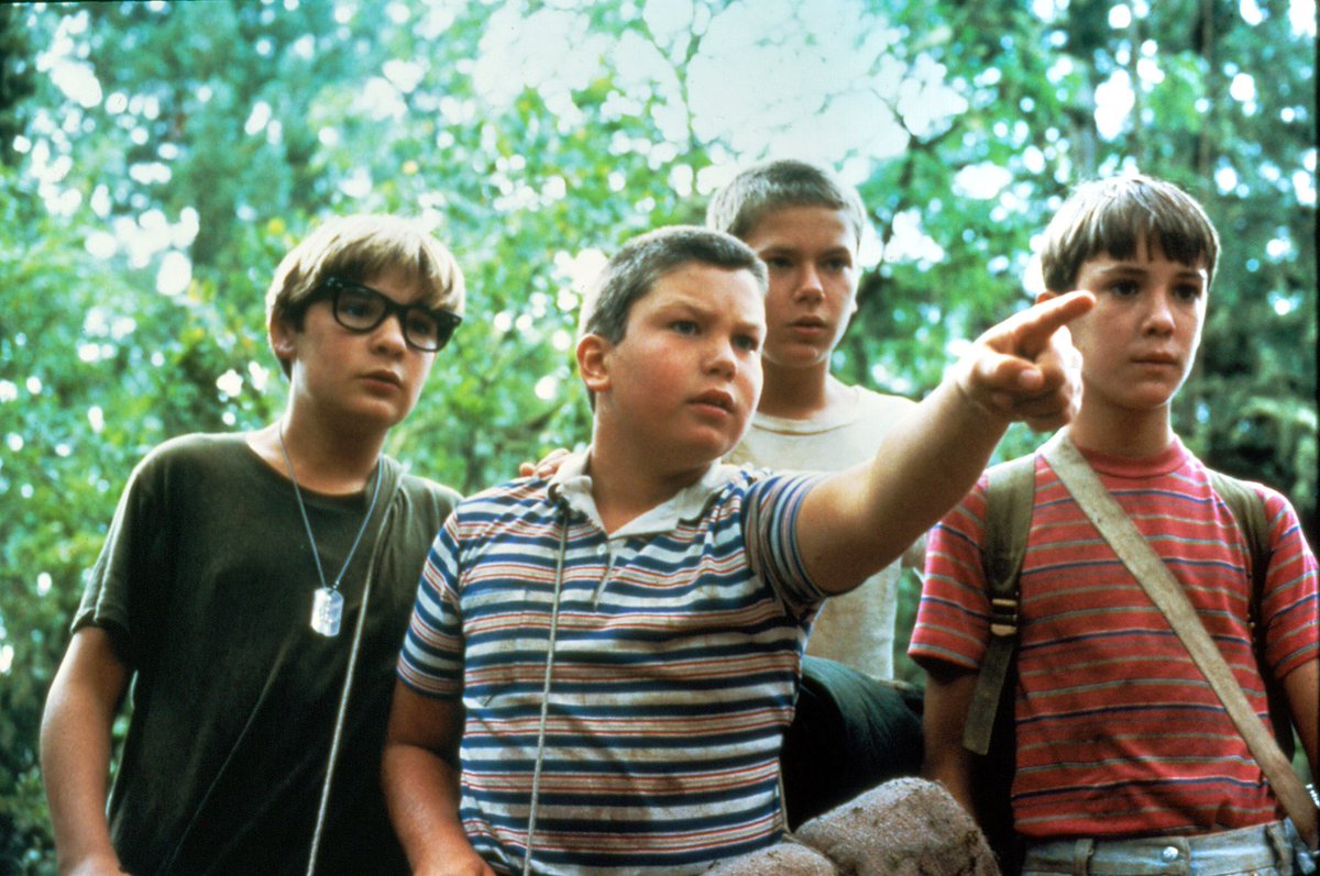 ladbible's tweet photo. ON THIS DAY 🗓:

36 years ago today, 'Stand By Me' was released in theatres.

A classic movie everybody should see before they die. https://t.co/FMDRENAwLt