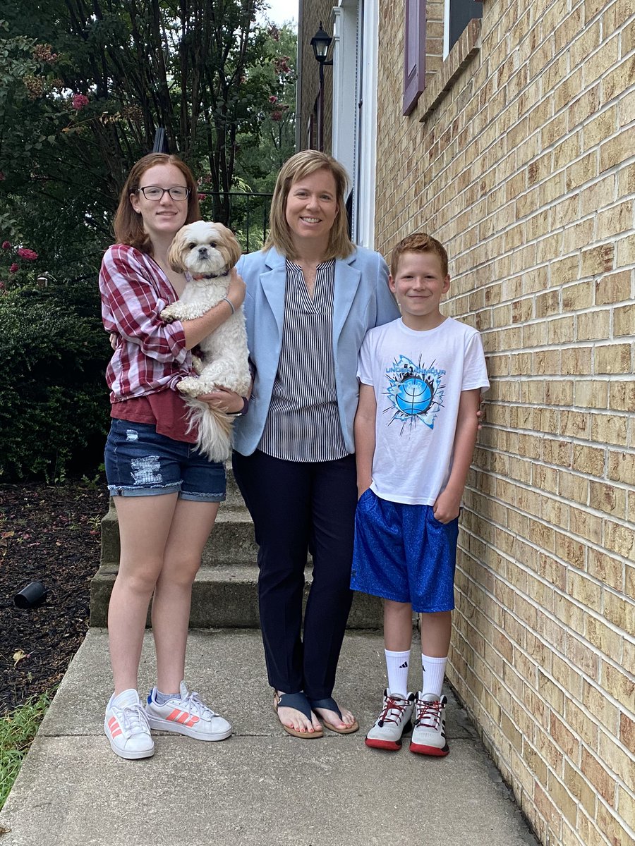 9th, 5th, and mom’s first year as principal #FirstDayFairfax