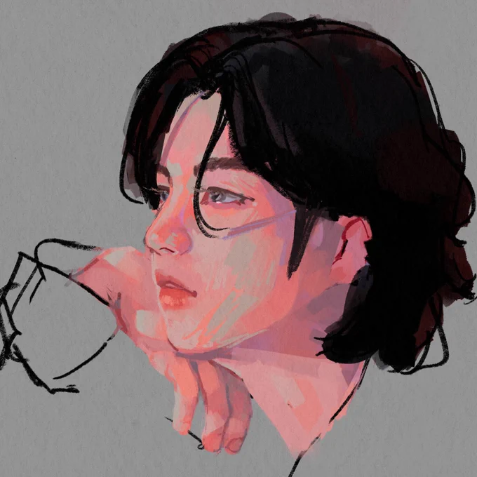 I havent been able to draw for a very long while bec medschool But i drew this unfinished #yoongi #btsfanart #suga  