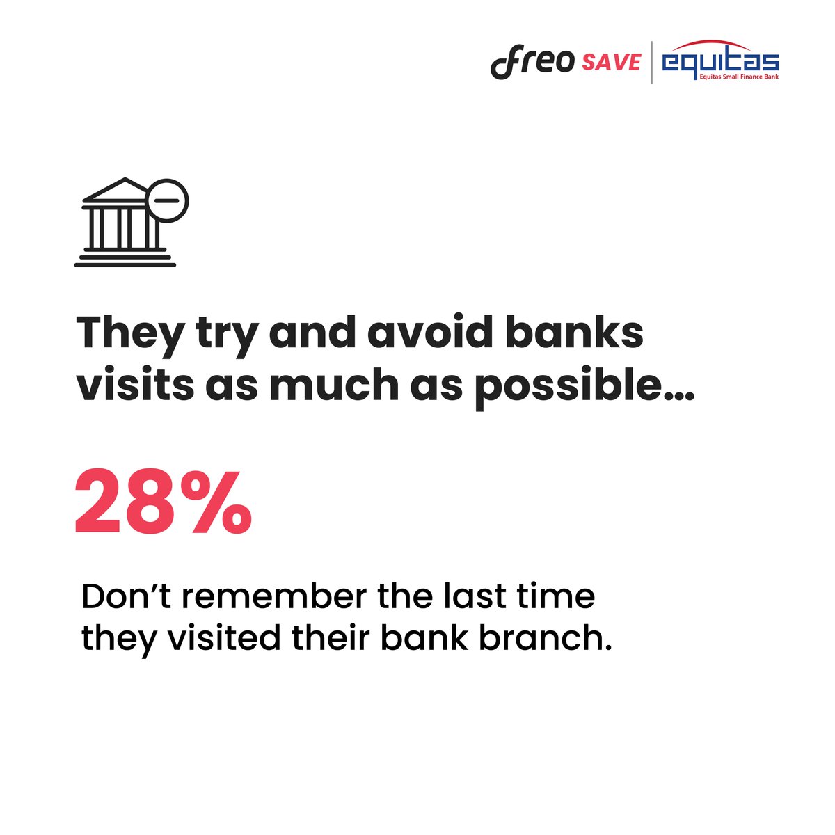 FreoSave's tweet photo. When was the last time you visited your bank?
Here’s an intriguing insight into the minds of India’s
youth on digital banking. What are your opinions?
#neobanking #banking #digitalbanking #savingsaccount
#freosave https://t.co/JjQMtbskUU