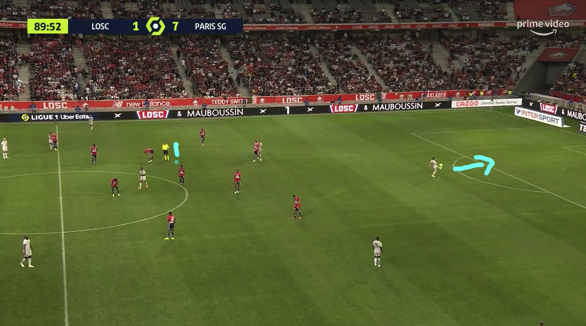 PrinceduParc's tweet photo. En sifflant à la 89:50, Turpin a littéralement niqué une action de 1 vs 1 de Lionel Messi. #LOSCPSG

C'est les nouvelles consignes quand le PSG gagne de plus de 2 buts d'écart ? @LFPfr https://t.co/tW0GWgVmwH