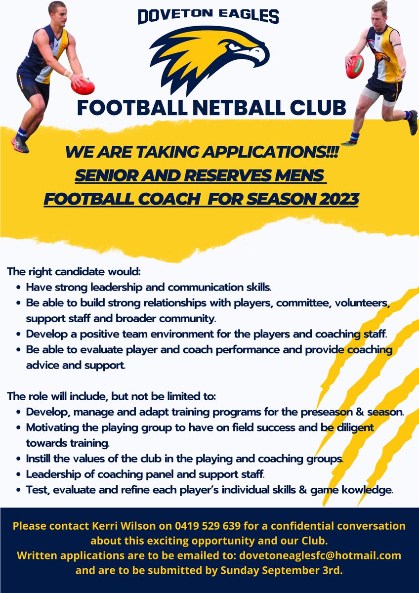 Doveton Eagles tweet media