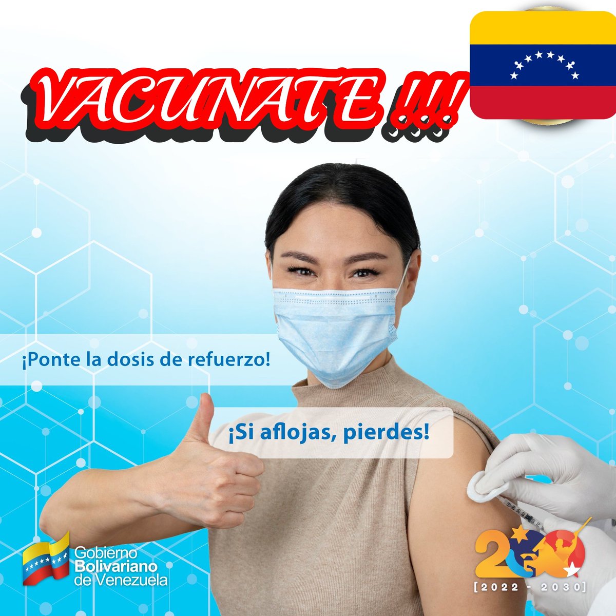 Buenos Días ⛅ A La Patria Guerrera, Amorosa y Victoriosa 🇻🇪 y Amig@s del Mundo 🌎

#FelizInicioDeSemana ⛅☕

📢 ETIQUETA DEL DÍA #22Ago

▶️ #RefuerzaTuVacuna

¡ La Covid No Es Juego !

@EbencioL
@Silvio436
@rus_ito
@EdgarChavista84
@ShavelaHermosa
@faniawor
@Idalia50M
@bllaner2