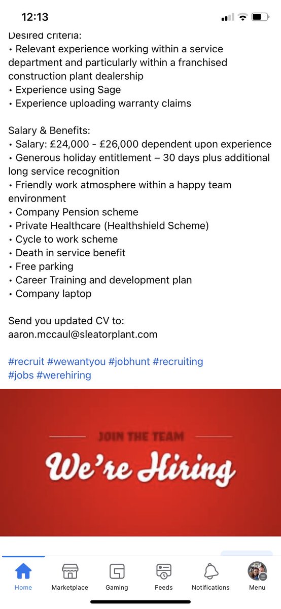 We’re Recruiting a Service Advisor based at our Newtownabbey depot and would love to hear from anyone interested. Please forward CV to aaron.mccaul@sleatorplant.com  #Jobs #recruitment #wewantyou #werehiring