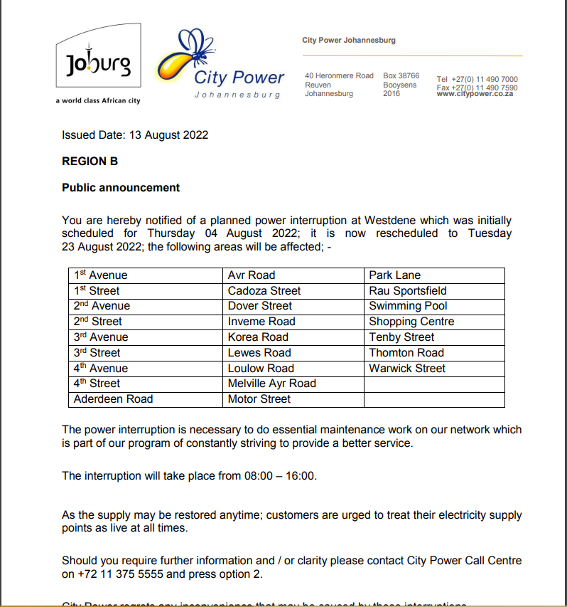 @CityPowerJhb tweet media