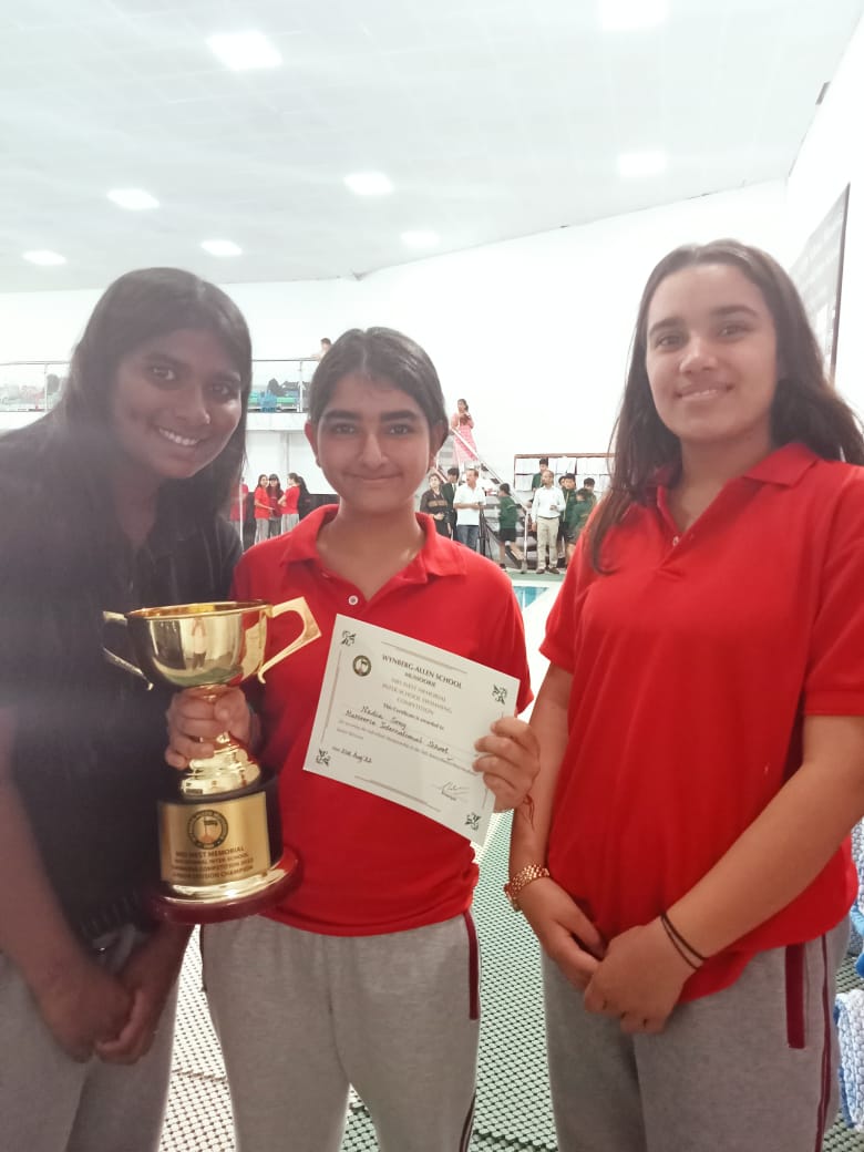 MussoorieS's tweet photo. #SwimmingCompetition2022

Congratulations 🎉🎉🎉🎉🎉
Inter School Swimming Competition. 
Rocking #MIStars!!!  
Nadia Sony
Drishti Yadav
Krishna Yadav

#swimming #swimmingcompetition  #girlsboardingschool #mistar #misindia #boardingschool #mussoorie #mussoorieinternationalschool https://t.co/n2AZUuxPUG