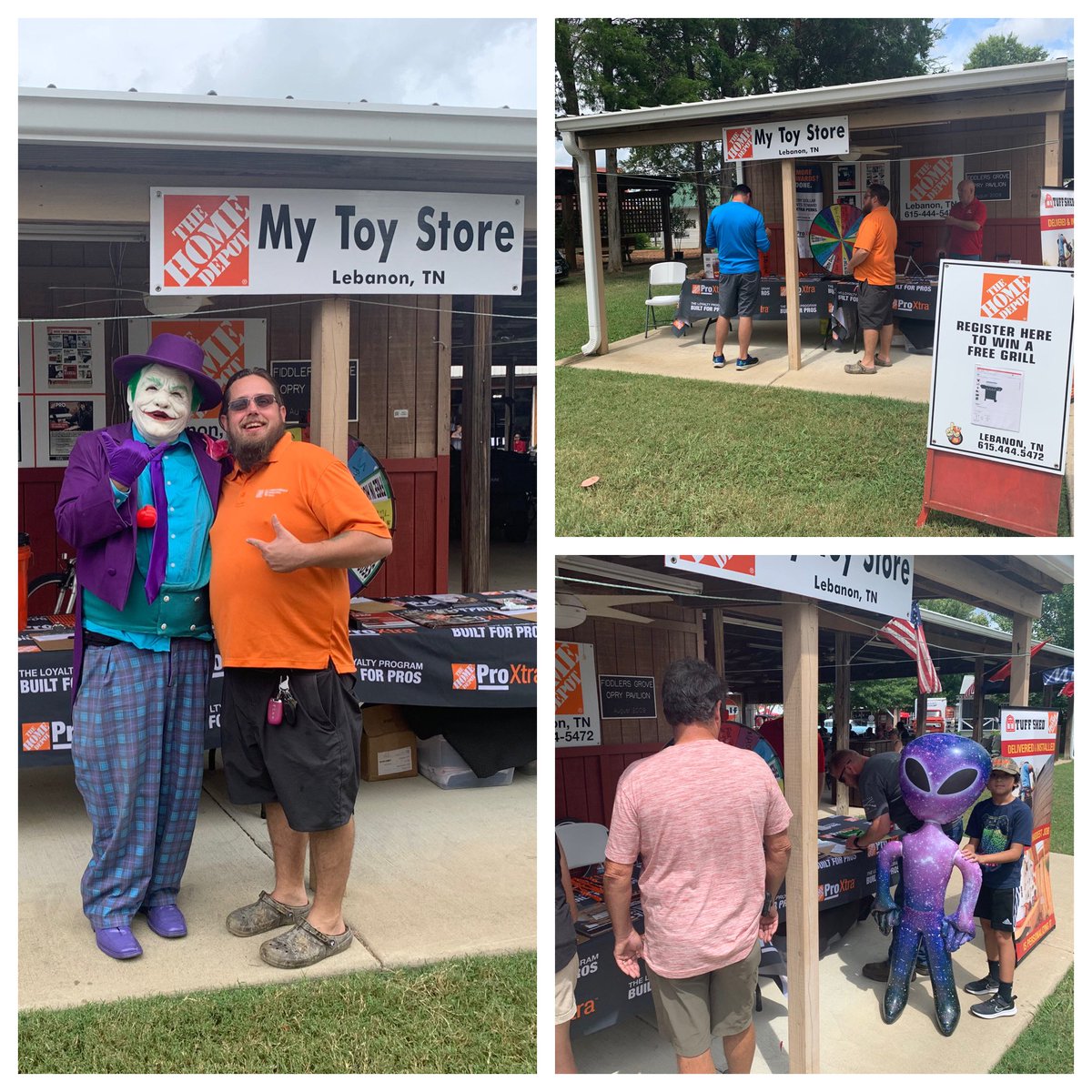 Another fun day at the fair! Thank you Tuff Shed for hanging out with us again! Let’s fill that pipeline!!! @THD_Audrey @BlakeOlivierHD